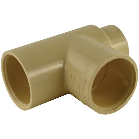 Charlotte Pipe And Foundry 3/4 In. x 1/2 In. x 3/4 In. Solvent Weldable CPVC Tee CTS 02400  2200HA